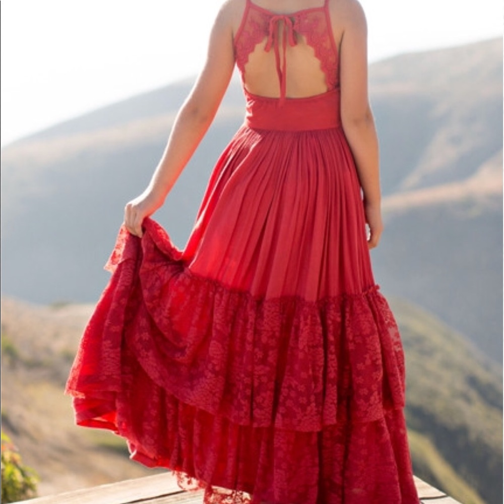 Joyfolie catrin dress in red size 6